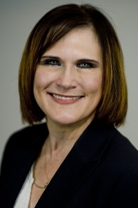 A headshot of Executive Director, Renee Hungerford