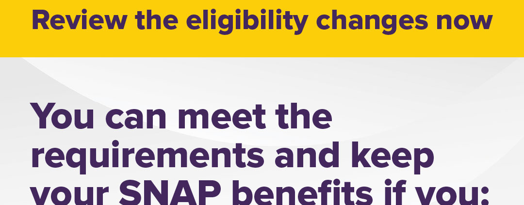 SNAP ABAWD Requirement Flyer