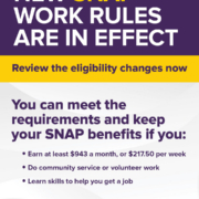 SNAP ABAWD Requirement Flyer