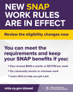 SNAP ABAWD Requirement Flyer